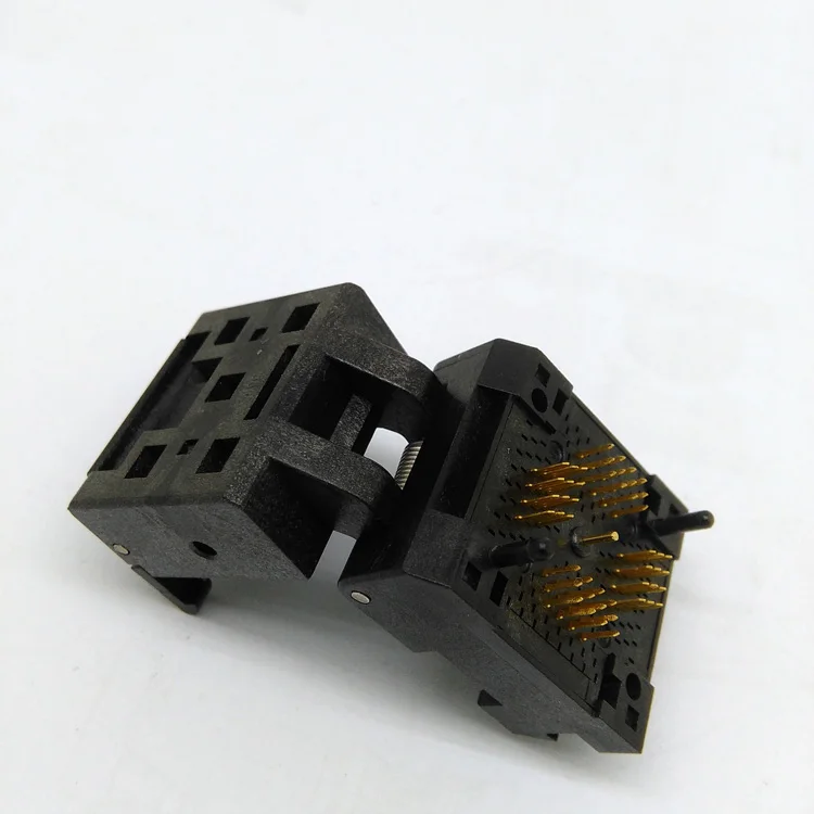 QFN48 MLF48 IC Test Socket Pitch 0.5mm Clamshell Chip Size 7*7 Flash Adapter Programming Socket IC550-0484-004-G Burn in Socket