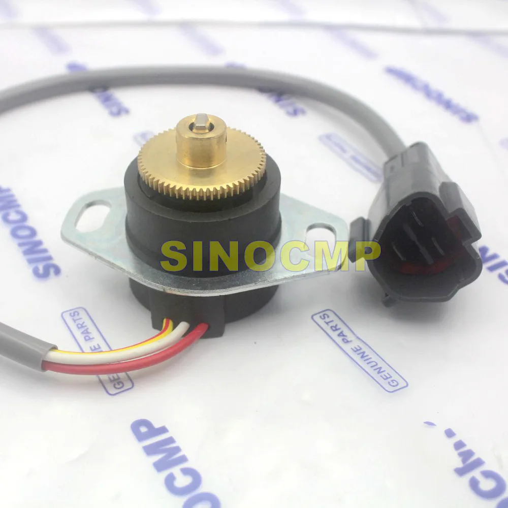 SINOCMP Throttle Position Potentiometer 7861-92-4130 Fitting Sensor for Komatsu PC-5 Excavator