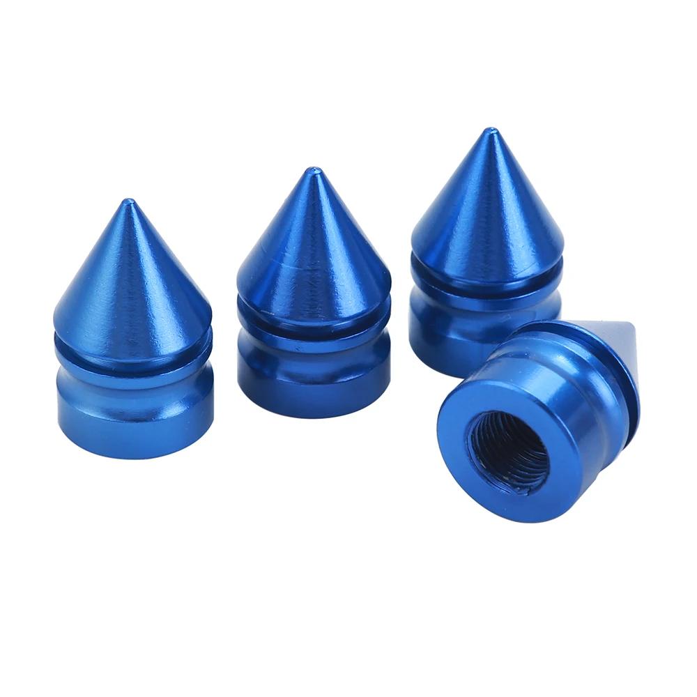 4x Aluminum Bullet Car Truck Air Port Cover Tire Cone Rim Valve Wheel Stem Caps New Arrival Car Styling Auto Accessories