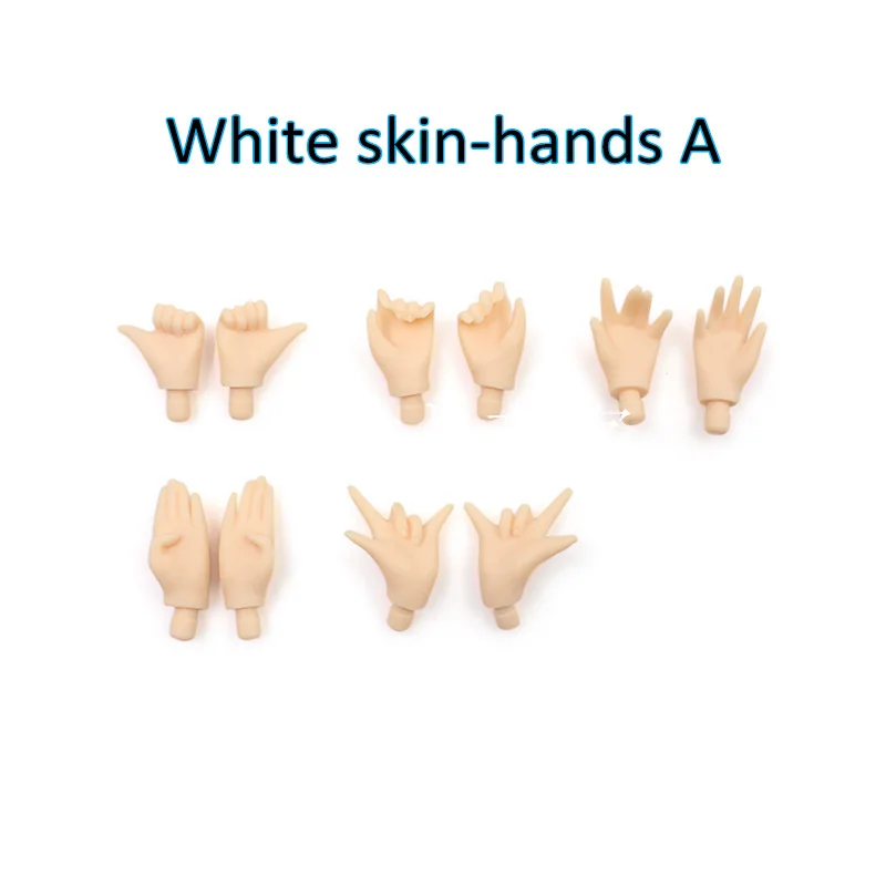 joint body azone body male body hands handset A B white natural tan dark super black skin for blyth doll