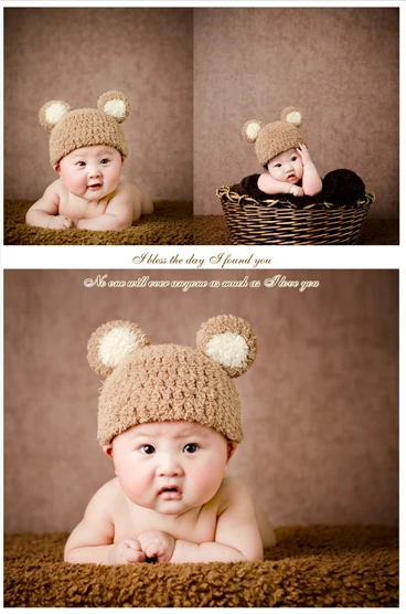 Fondo fotográfico de pared marrón para niños, fondos de fotografía de vinilo, impresión Digital para estudio fotográfico, CM-6740