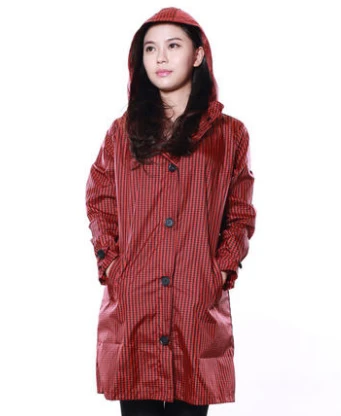 

Fashion Ladies Long Japan Raincoat Trench burbe rry_Women Outdoor Rain Jacket Thin Portable Windproof capa de chuva FreeShipping