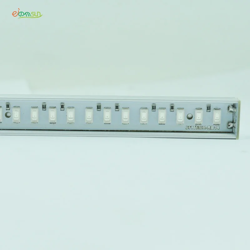 High Power Plant Lamp USB 5v Red and Blue LED Greenhouse Plants Hydroponics Flower Panel 4.8W with Support Hose USB Metal Tube - alternate angle