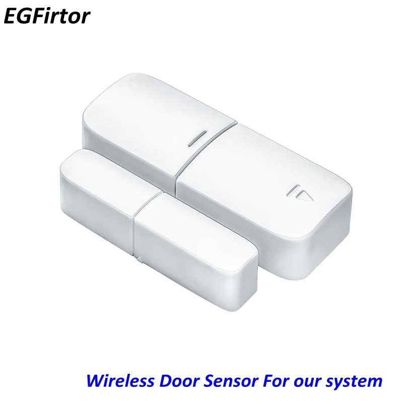 

1Pairs Security 433MHz Wireless Magnetic Contact Sensor Door Window Sensor Detector With Sticker For Our Burglar Alarm Kits