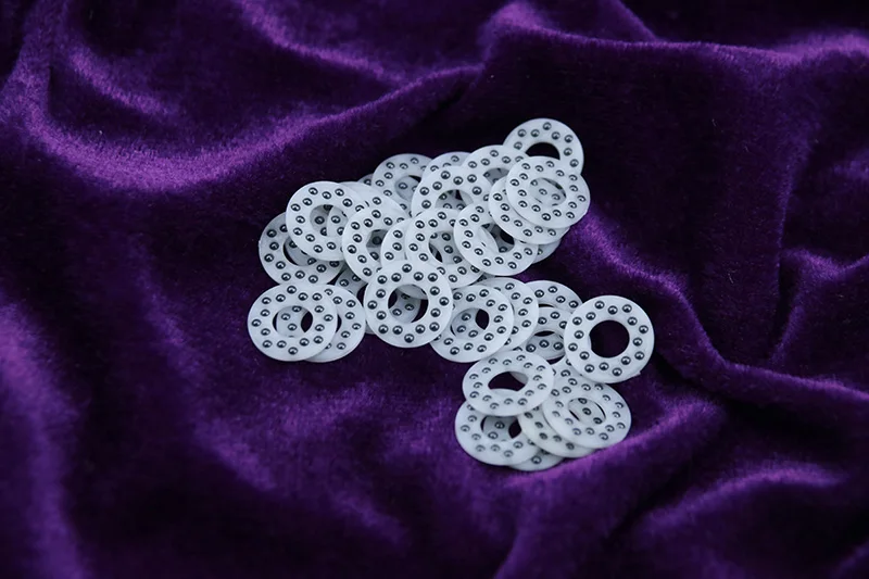LEMIFSHE Free shipping CH DIY ceramic ball bearing nylon washers EDC tool folding knife bearings