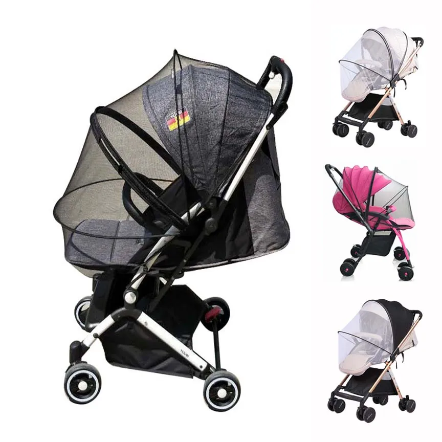 Mosquito Net For Baby Stroller Bed Crib With Support Rod Zipper Sunshade Baby Accessories For Yoyayoyo Babalo Yoyaplus Trolley