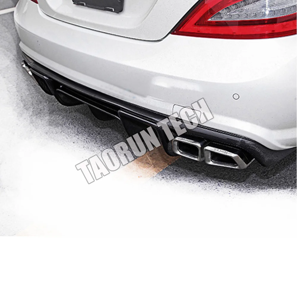 W218  R Style Carbon Fiber Rear Spoiler for Benz W218 CLS350 CLS400 CLS63 with AMG Package 2011 - 2014  (can't fit CLS300)