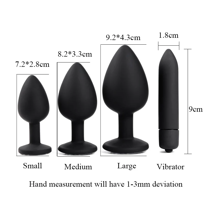 Plug anal de silicone para homens e mulheres vibrador vibrador massageador de próstata joalheria bala bunda gay, diário de adultos, brinquedos