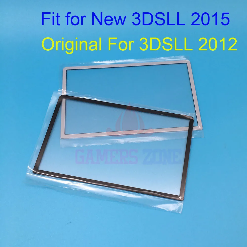 ل 3ds xl 3ds ll 2012 الأعلى أعالي شاشة عدسة شاشة lcd غطاء بلاستيكي ل جديد 3 3dsll xl 2015 نسخة
