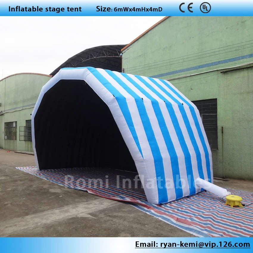 

Free shipping inflatable stage tent Inflatable exhibition tent advertising tent display tradeshow sports tent