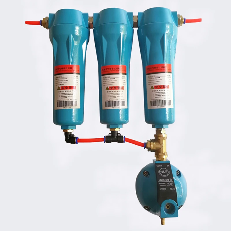 Water Separator 015 for Oil Air Compressor High efficient Industrial Compressed Air Precision Filter Dryer 015Q 015P 015S 015C