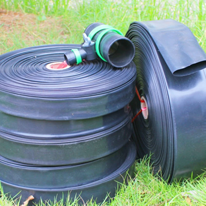 50/100/200 Meters Roll Watering System Flat Drip Line Garden Soft Drip Tape Irrigation Kit N45/1\'\' 3 Hole Hose