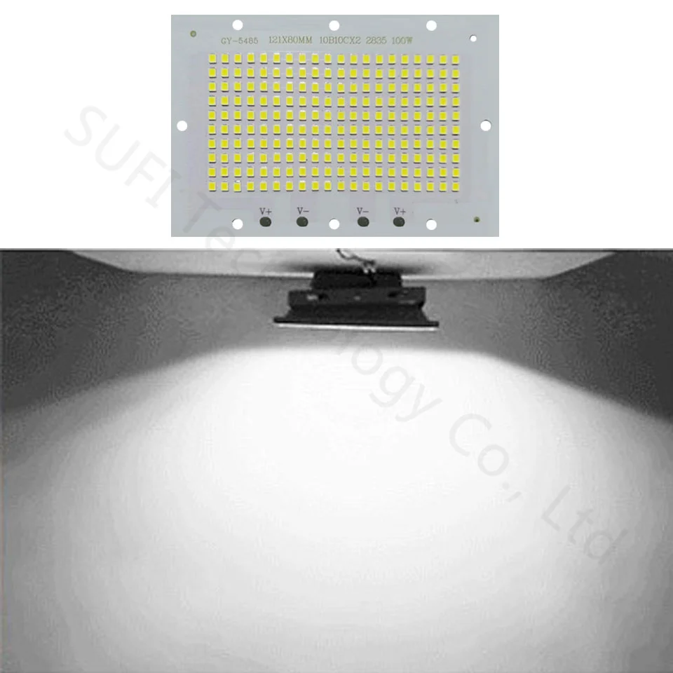 Full Power LED Floodlight 10W 20W 30W 50W 100W 150W flood light source SMD2835 chip White LED PCB board for DIY LED floodlight