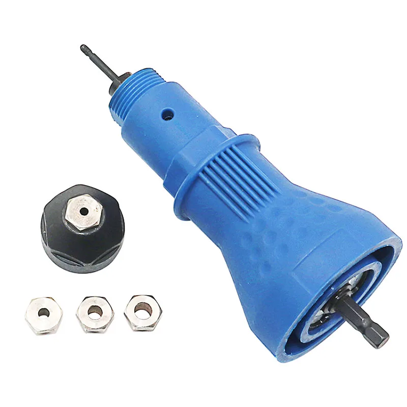 Adaptador de herramienta de remache de M3-M6, adaptador de Taladro Inalámbrico, pistola de Tuercas de remache, batería, máquina remachadora de taladro eléctrico