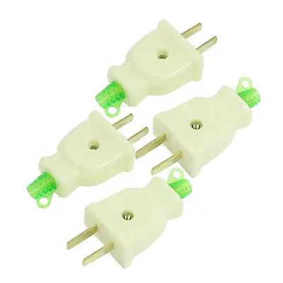 4 Pcs AC 250V 16Amp 2 Pin US Electrical Power Plug Connector Head Zkmhz