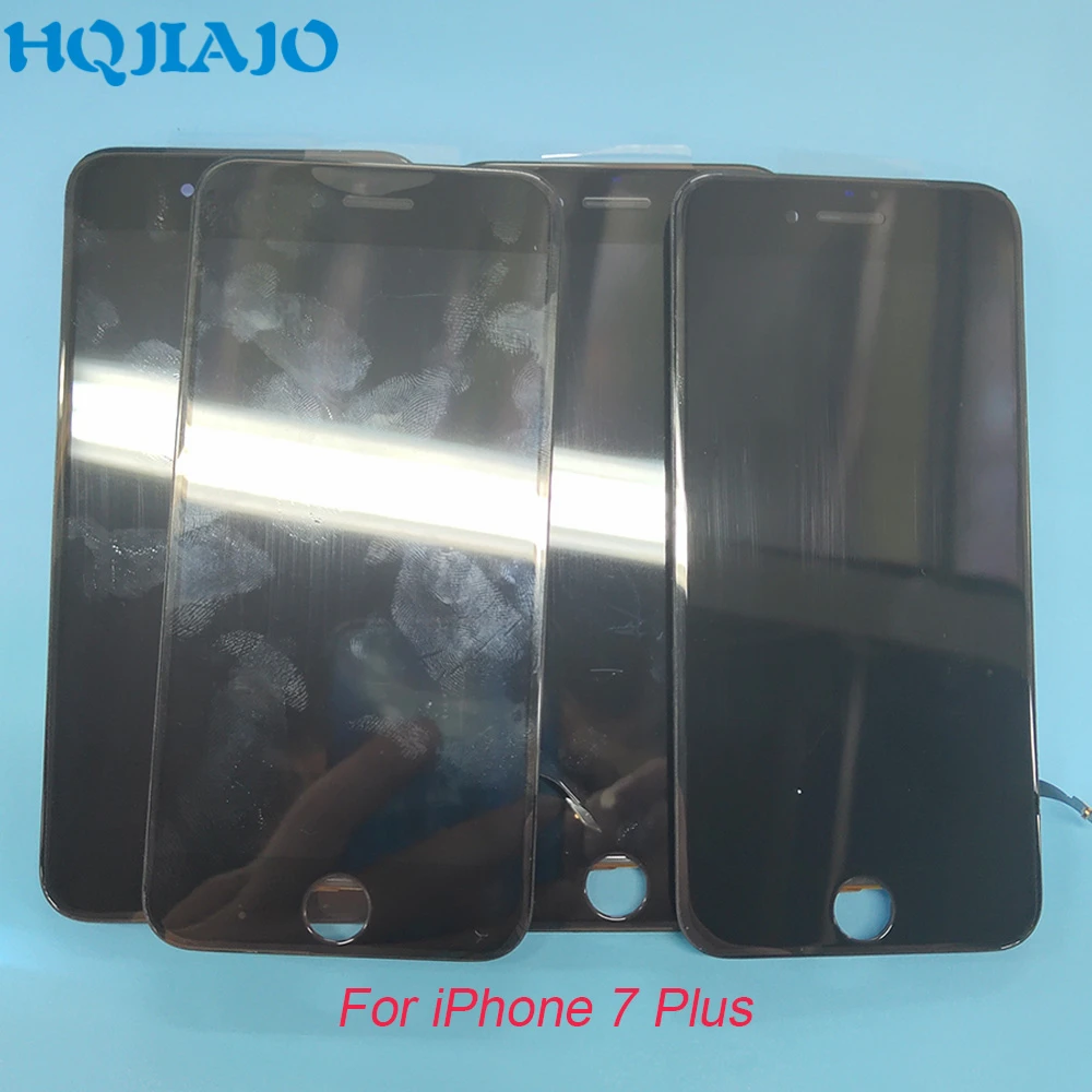 مجموعة شاشة لمس LCD ، 5 قطع ، بدون بكسل ميت ، لهاتف iPhone 7 Plus 8 Plus