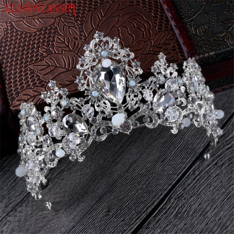 

XIAONIANSHI 2017 Vintage Tiaras Rhinestone Crowns Wedding Hair Accessories Rhinestones Bridal Bridal Jewelry Head Wear Cheveux