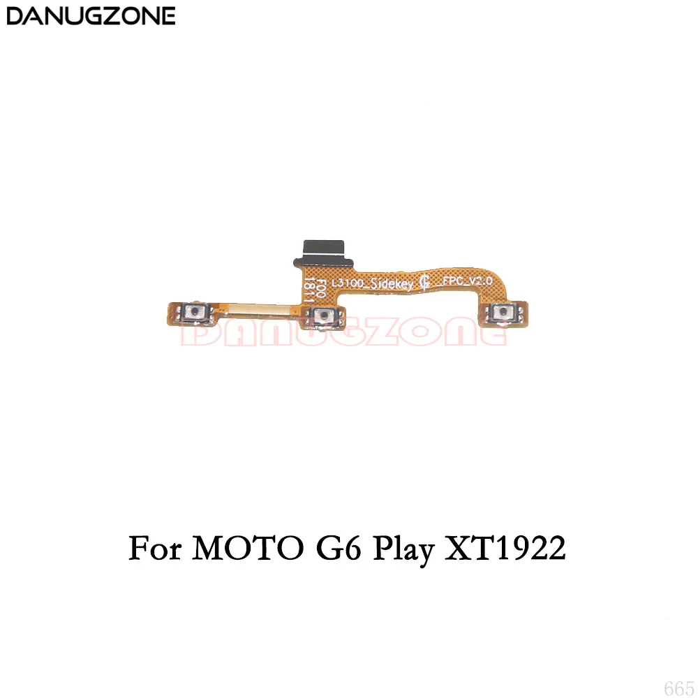 Power Button Switch Volume Button Mute On / Off Flex Cable For Motorola MOTO M G5 Plus G5S G6 Play E3 E4 E5