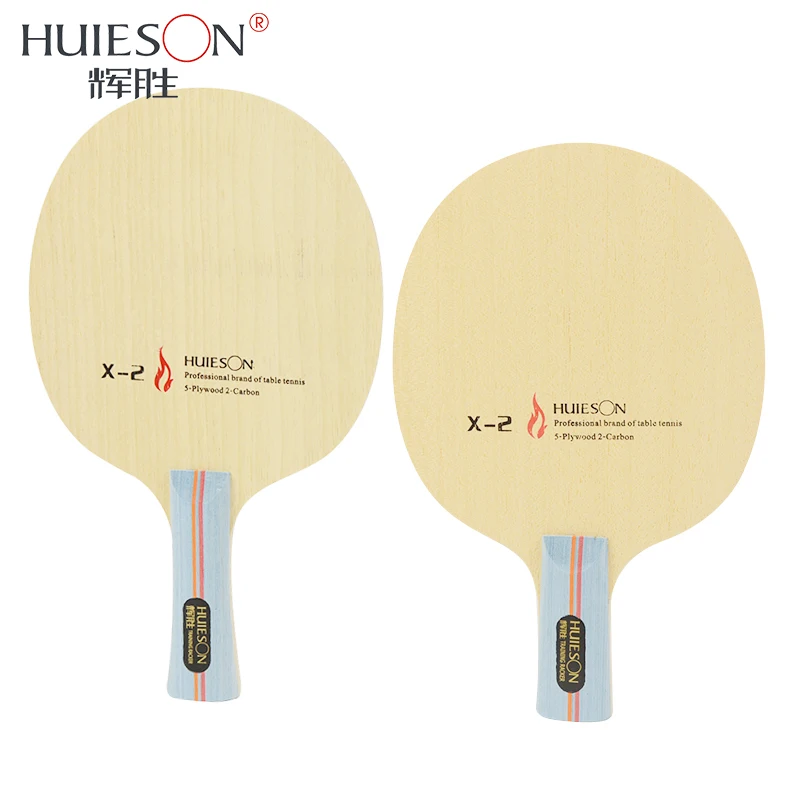 Huieson 7 Capas Híbrido de Carbono Raqueta de Tenis de Mesa Cuchilla con Gran Central de Ayous Madera para el Ataque Rápido Loopkilling Formación X2