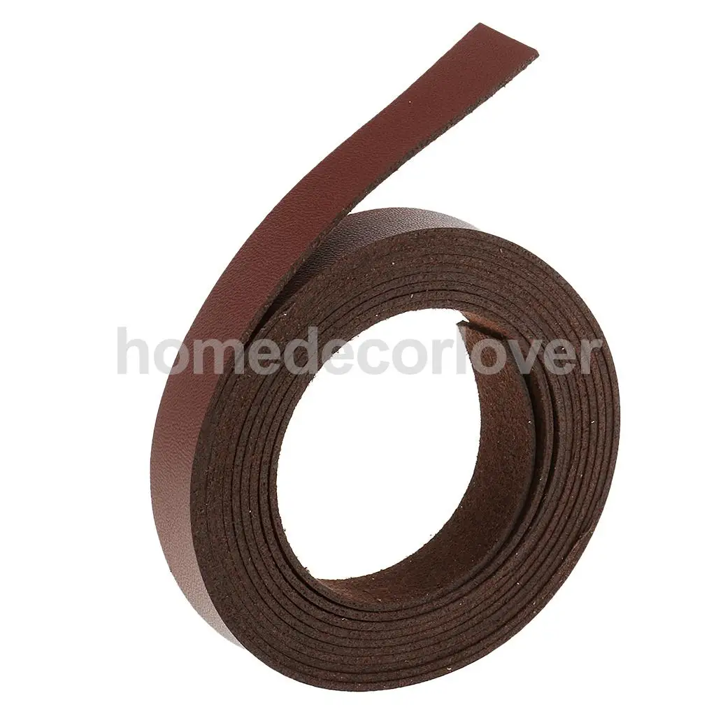 2 Meters Long DIY Leather Crafts Straps Strips 1.5cm Wide Bag Handle Leathercrafts Supplies