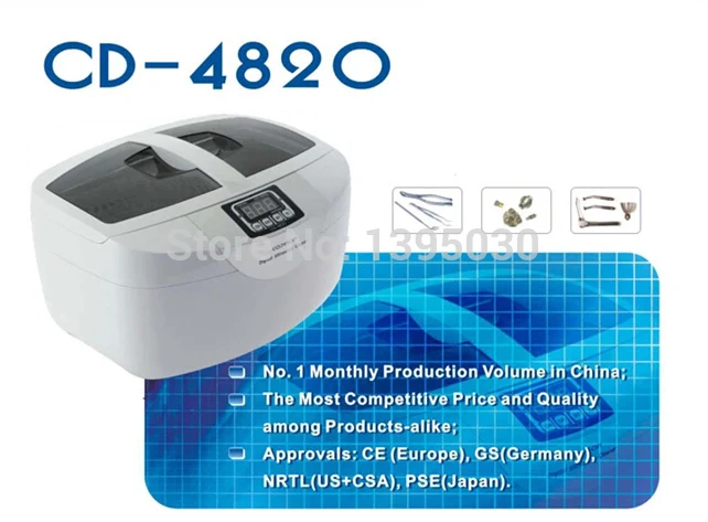 Commercial 2.5L Digital Ultrasonic Cleaner Popular Jewelry Cleaning Machine Steel Washer 42khz Frequency Water Heating Function