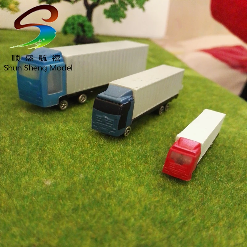 1:150 truck plastic model car toys .mini smart car toy, goods van car