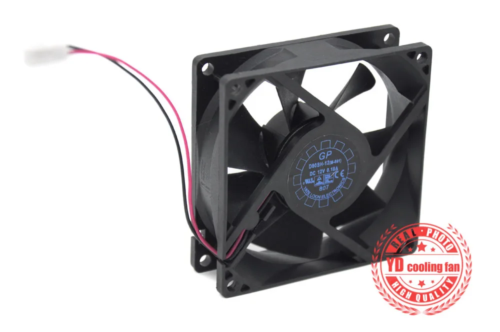 Novo para yaln yate loon D80SH-12 8020 12v 12cm ventilador de refrigeração