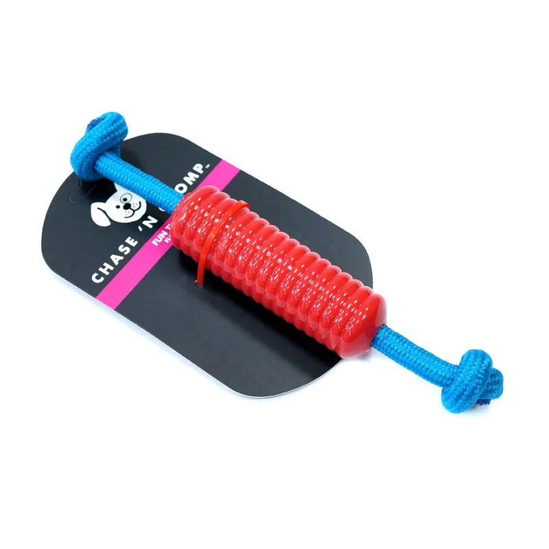 CAITEC Dog Toys Rope Tube Soft Durable Floatable Interactive for Chewing and Tugging Bite Resistant Suitable for Interaction