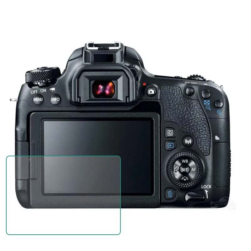 Szkło hartowane Protector dla Canon EOS 650D 70D 700D 750D 760D 77D 80D 800D 90D Rebel T4i T5i T6i T7i ekran LCD folia ochronna