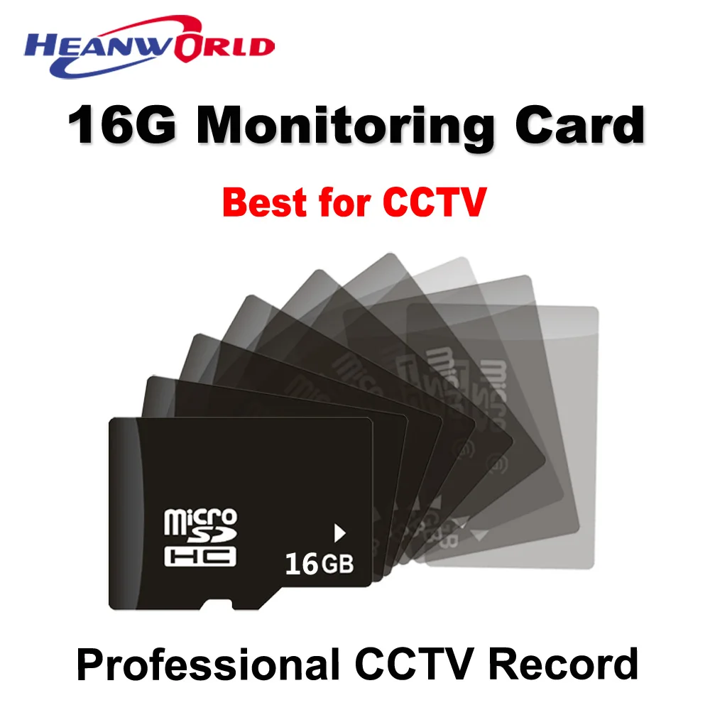 16gb CCTV Storage Cards Micro Memery Card 16G Exclusive Use for Monitoring CCTV Camera Surveillance IP Camera wifi