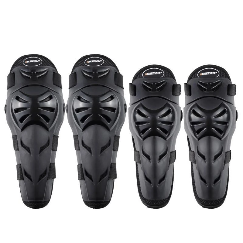 

LMoDri Fashion New Desigen Outdoor Racing Stainless Steel Motorcycle Protective kneepad Motocross Protect Knee Elbow Gear