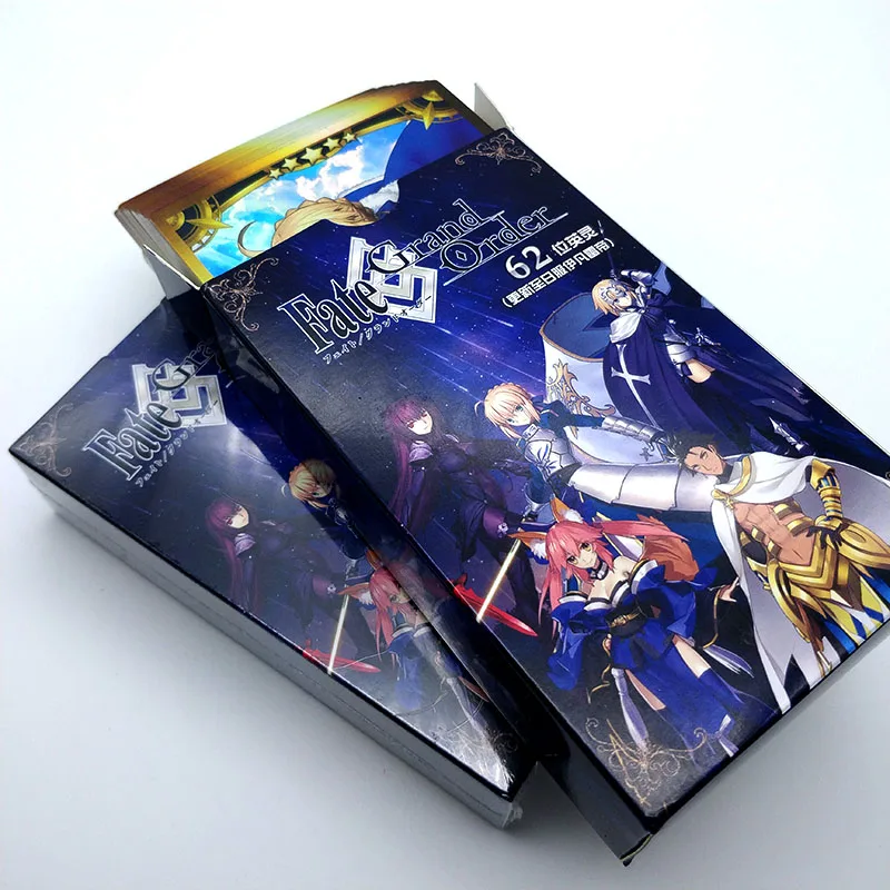 62pcs/set Fate/FGO The Holy Grail War Alter Toys Hobbies Hobby Collectibles Game Collection Anime Cards