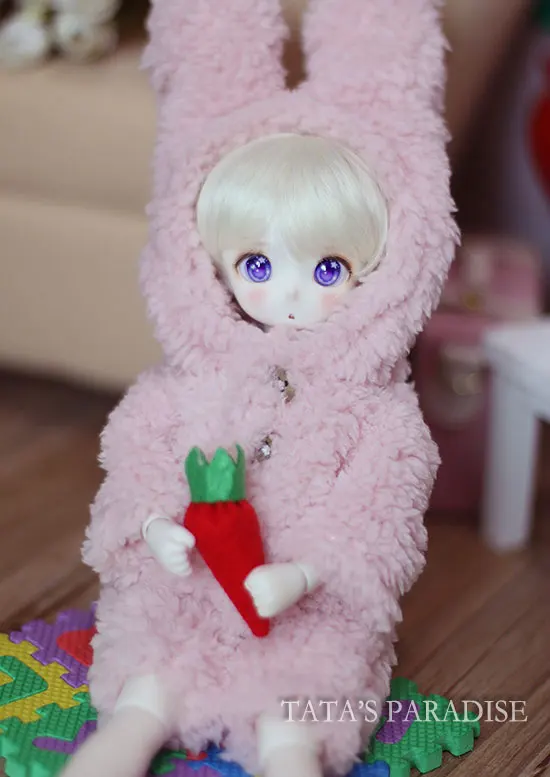 

Аксессуары для одежды BJD в масштабе 1/4 1/6, пижамы с милым кроликом для куклы BJD/SD. Кукла, обувь, парик и другие аксессуары в комплект не входят