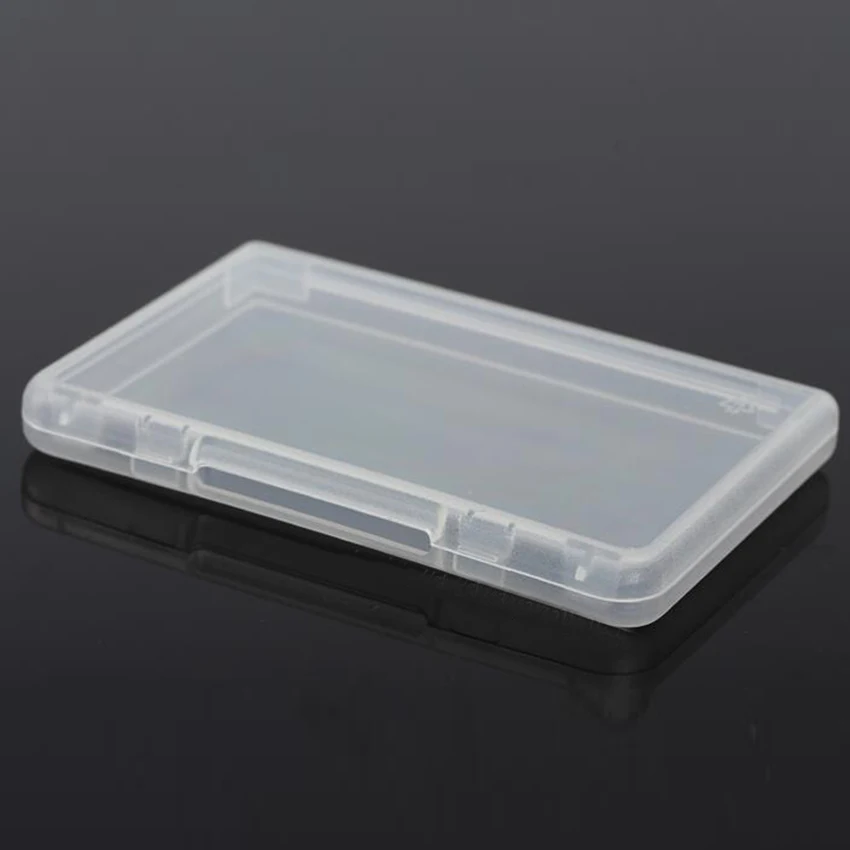 1pc portable Small Square Clear Plastic Jewelry Storage Boxes Beads Crafts Case Containers 9.5*6.4*1cm