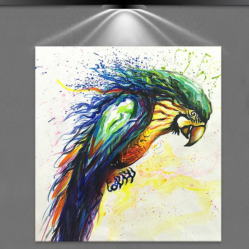 

Oil painting On Canvas Wall Pictures Paintings For Living Room Wall Art Canvas Pop art parrot modern abstract hand painted