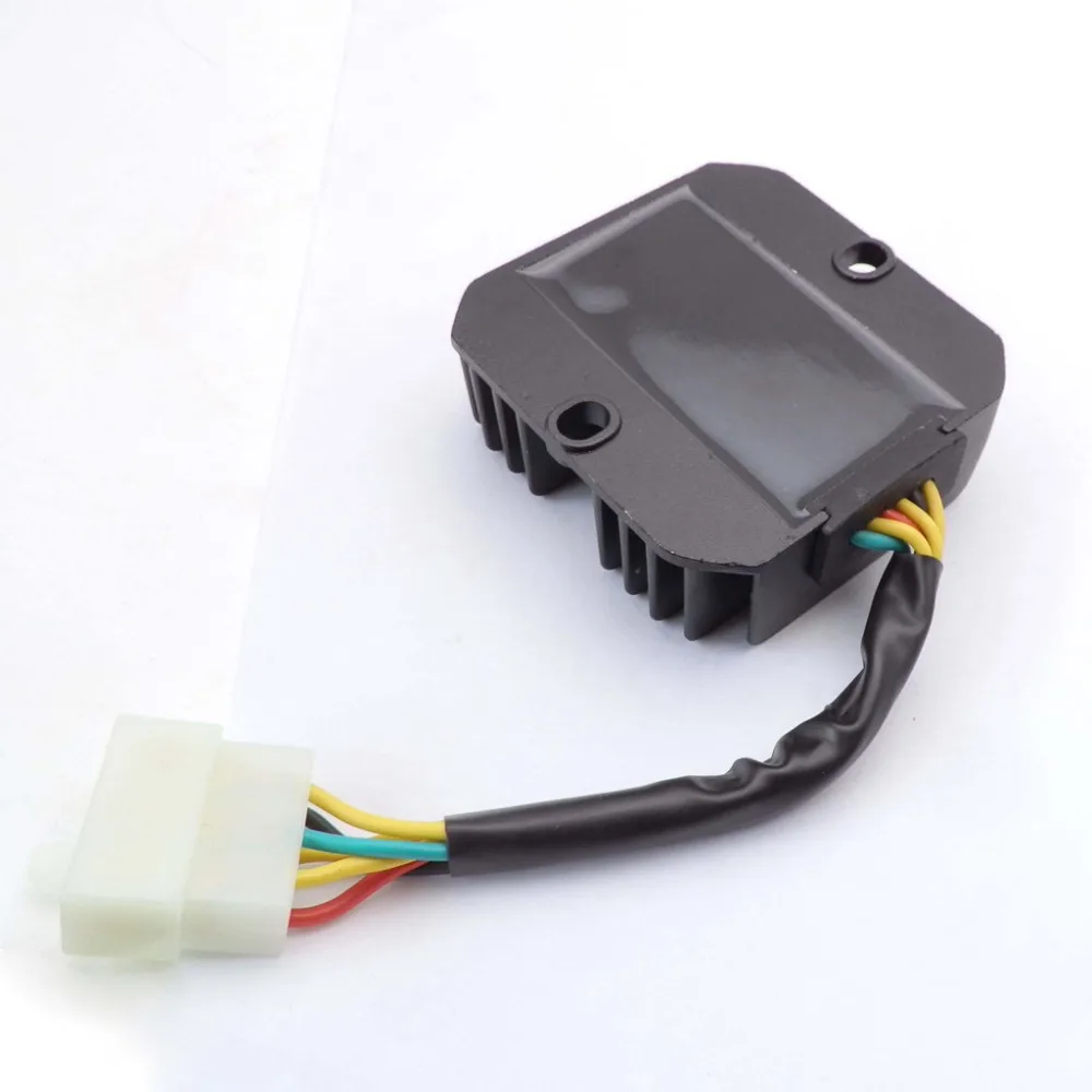 6 Wires  Voltage Regulator Rectifier  Quad 1 Plug  For HONDA GY6 125cc 150cc Scooter