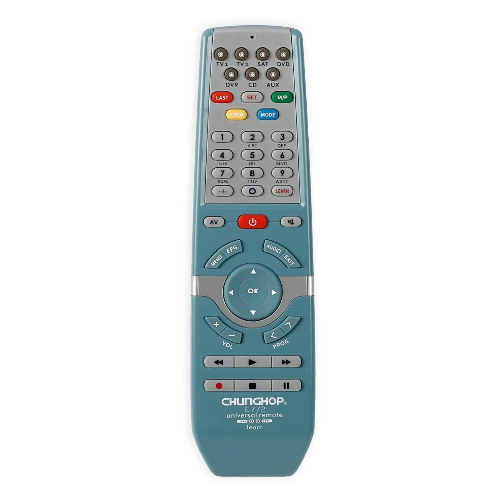CHUNGHOP E772 IR جهاز تحكم عن بعد للتعلم العالمي يستخدم للتلفزيون/SAT/DVD/CBL/DVB-T/AUX Universal CE TV الذكي ثلاثي الأبعاد