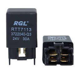 car relay 12v 24v 4pin 30A for air conditioner electric fan foglight fuel pump minibus relays