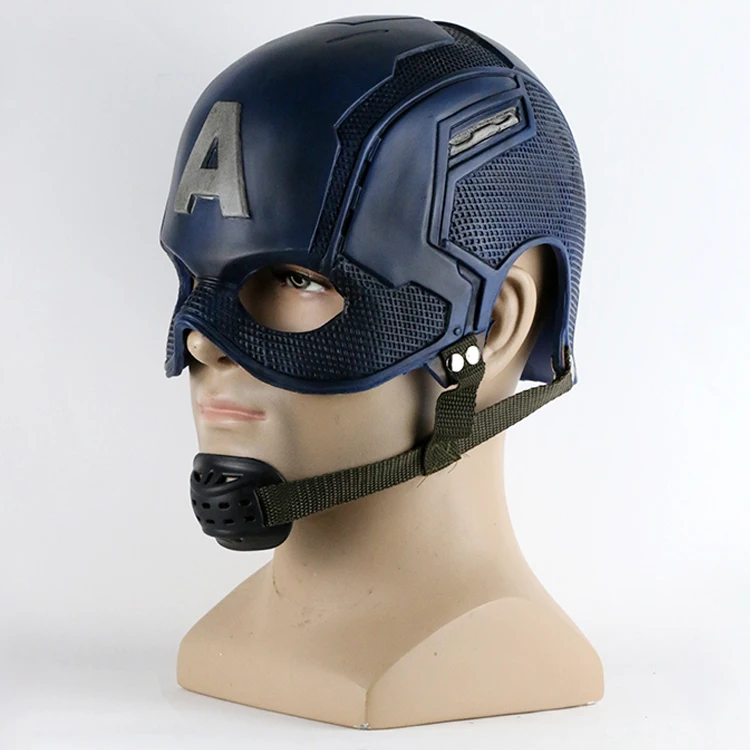 2016 película superhéroe Capitán América casco cascos máscara guerra Civil Cosplay Steven Rogers disfraz de Halloween para colección