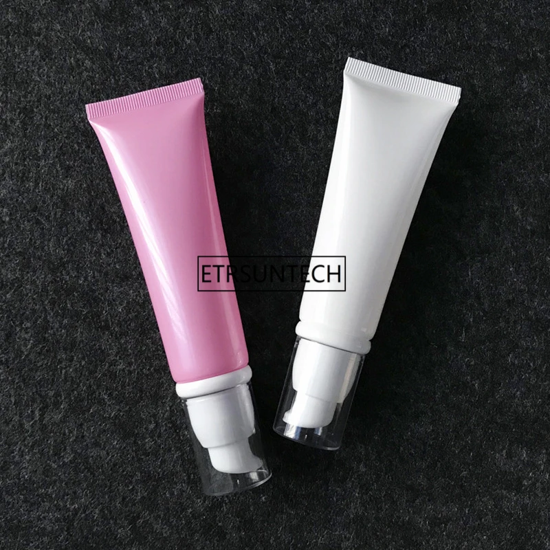 50ml/g Portable Travel Make Up Soft Tube Cosmetic Cream Lotion plumbing Bottle Empty Vacuum Airless Tube F453