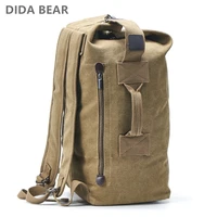 Mochila de gran capacidad, bolso de viaje para hombre, mochila de montañismo, equipaje masculino, bolsos de hombro tipo Bombonera de lona para niños, mochilas para hombres