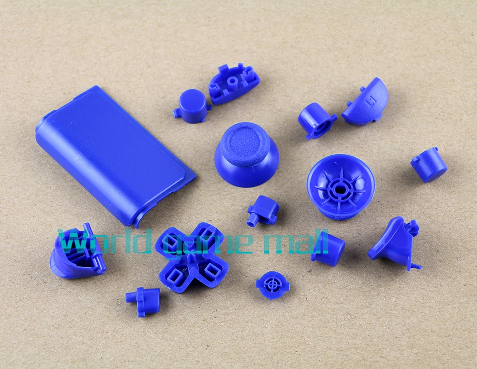 أجزاء وحدة التحكم اللاسلكية ps4 ، مجموعة أزرار كاملة ، عصا الإبهام ، d-pad L1 R1 L2 R2