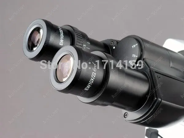 Microscopio composto trinoculare metallurgico Darkfield correttivato Infinity AmScope 50X-2500X+ Polarizzazione