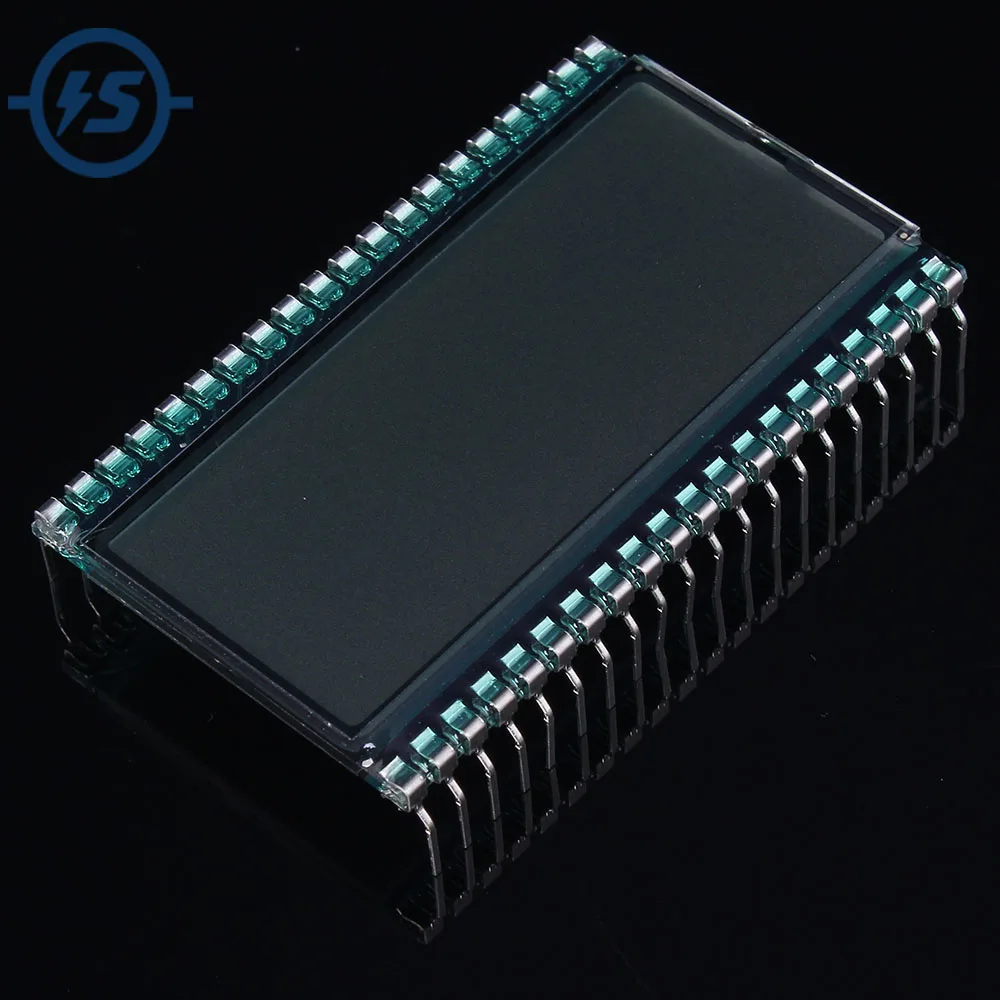 

LCD Display Screen Semitransparent 5V 3.5 Digit Segment EDS803 TN Type Static Driving 50.8x30.48x2.8mm