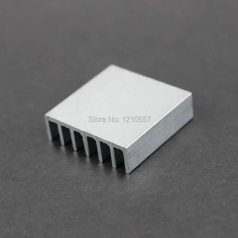 100 pieces lot Heat sink Cooling Aluminum Heatsink Cooler For DDR VGA Computer 20 x 20 x 6mm 20mm