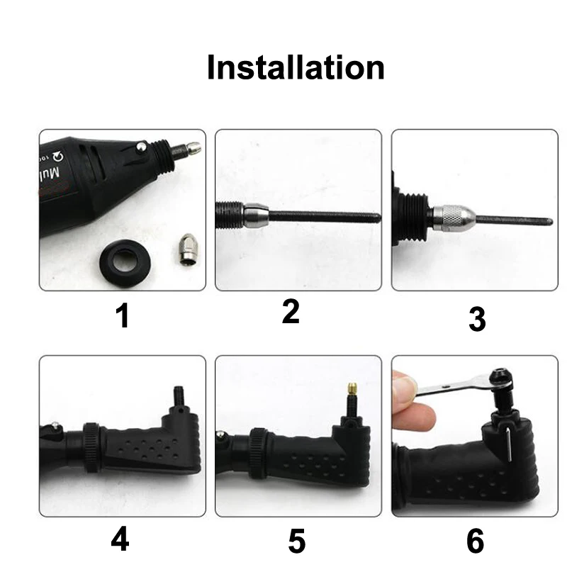 Right Angle Converter Attachment For Dremel Drill Tool Accessories 3000 4000 575 Rotary Tools fit Original Electric Grinder Kit