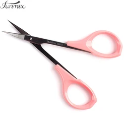 Brand Professional High Quality Eyebrow Eyelash Scissors Trimmer Straight or angle Fake Eyelash Extension Tool