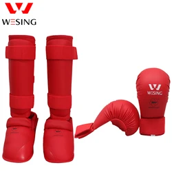 Wesing Karate Shin and Intep Guard Karate Gloves Karate Equipment For Competition WKF Approved