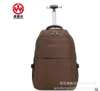 wheeled Rolling Backpacks Travel trolley Rolling bags Men Nylon Travel trolley Luggagebag  Business luggage suitcase on wheels