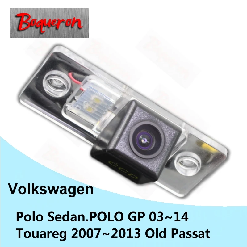 

BOQUERON for Volkswagen Polo Sedan GP Touareg Old Passat 03~14 HD CCD Night Vision Backup Parking Reverse Car Rear View Camera